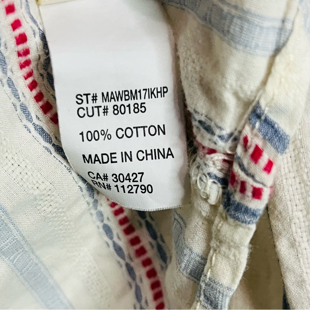 True Religion Lightweight Snap Button Striped Shi… - image 6